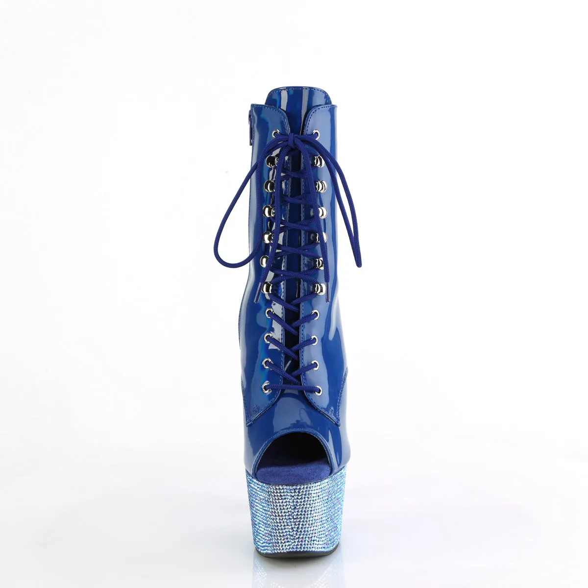 BEJEWELED-1021-7  Blue Holo Patent/Blue AB RS