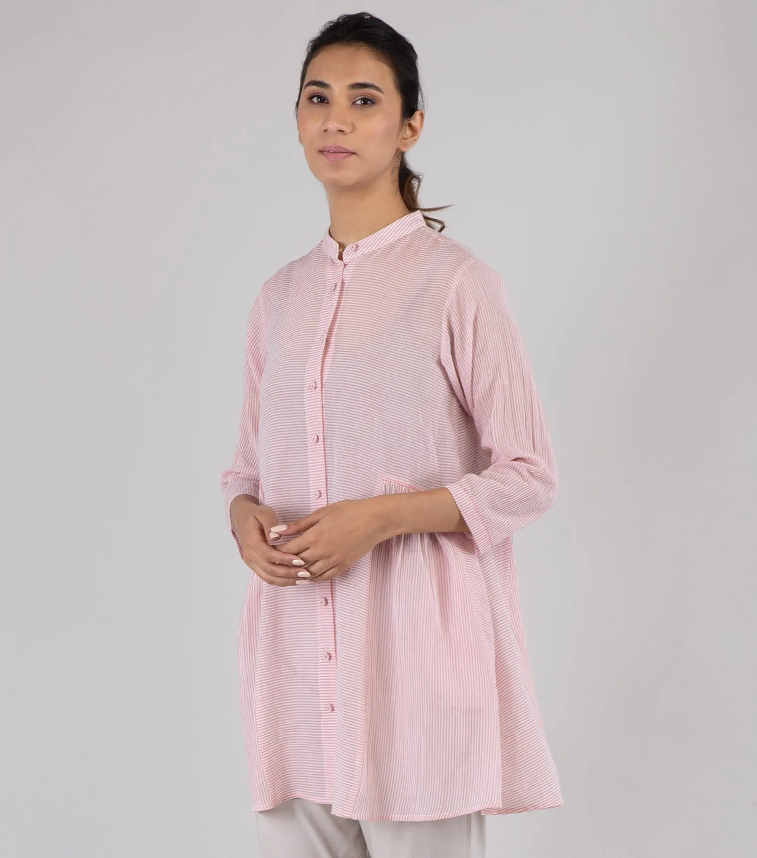 Blush Pink Cotton Tunic