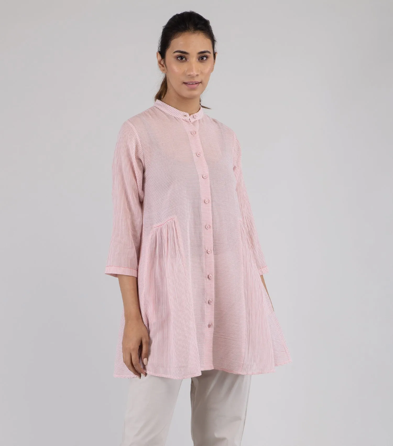 Blush Pink Cotton Tunic