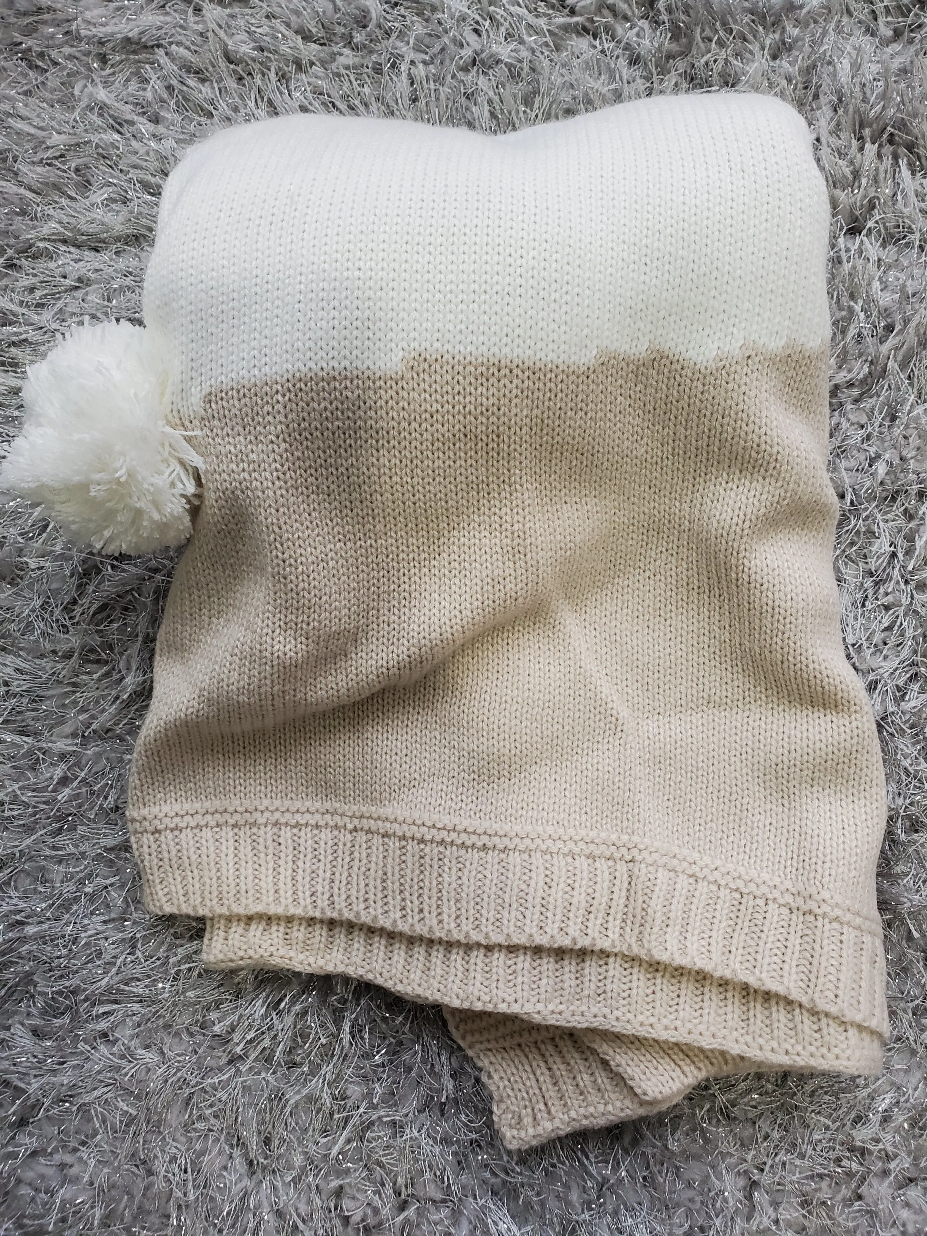 Knit Bunny Blanket for Kids