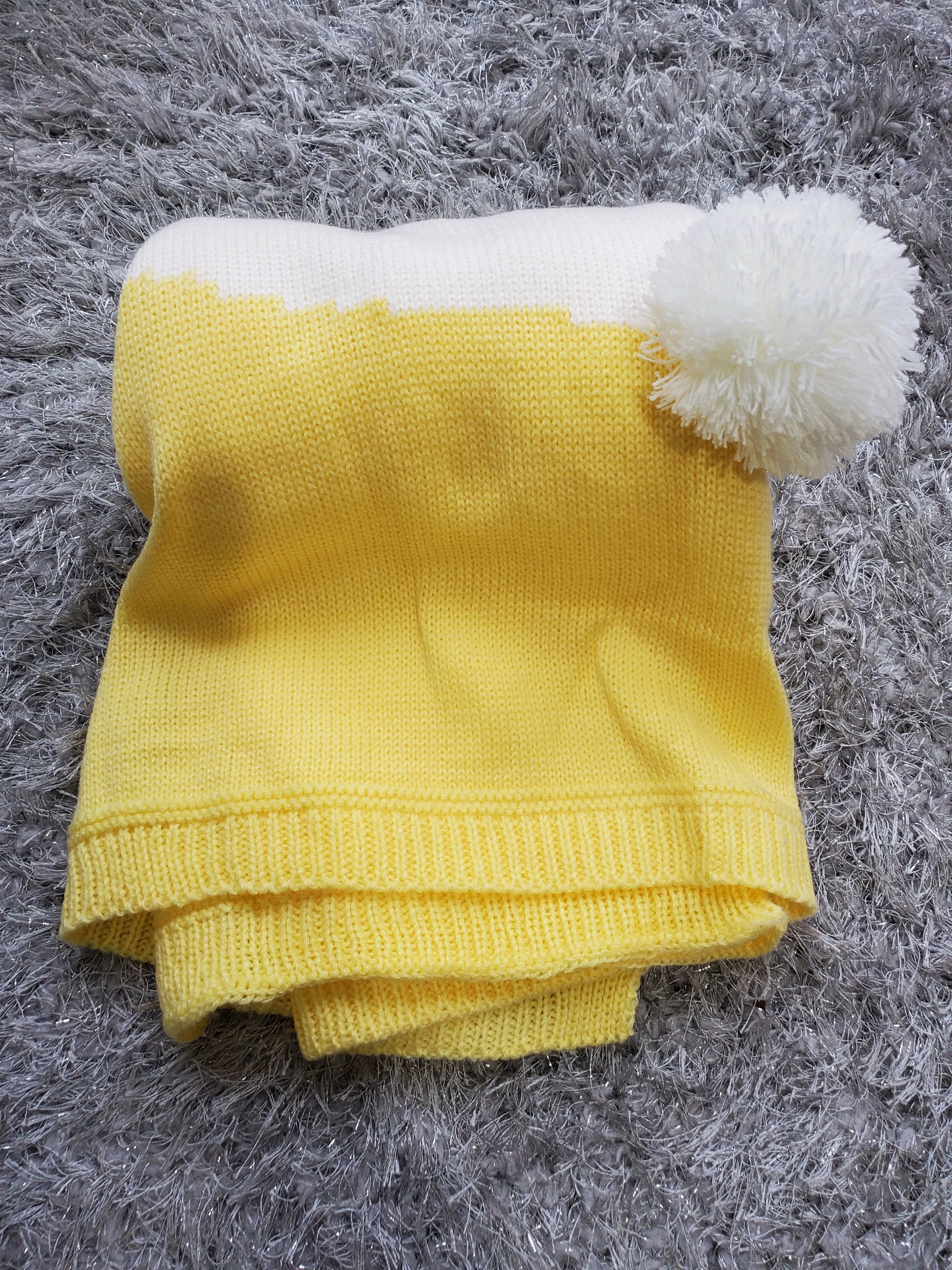 Knit Bunny Blanket for Kids