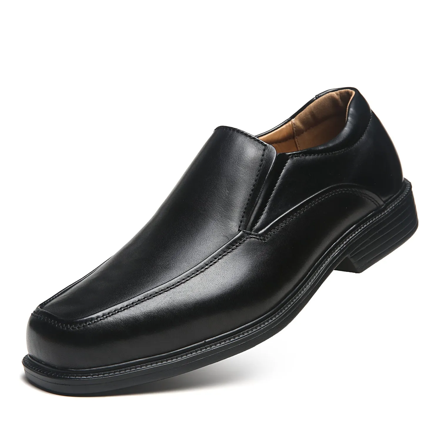 Men's Wide Width Oxford Shoes Wide-3-Black