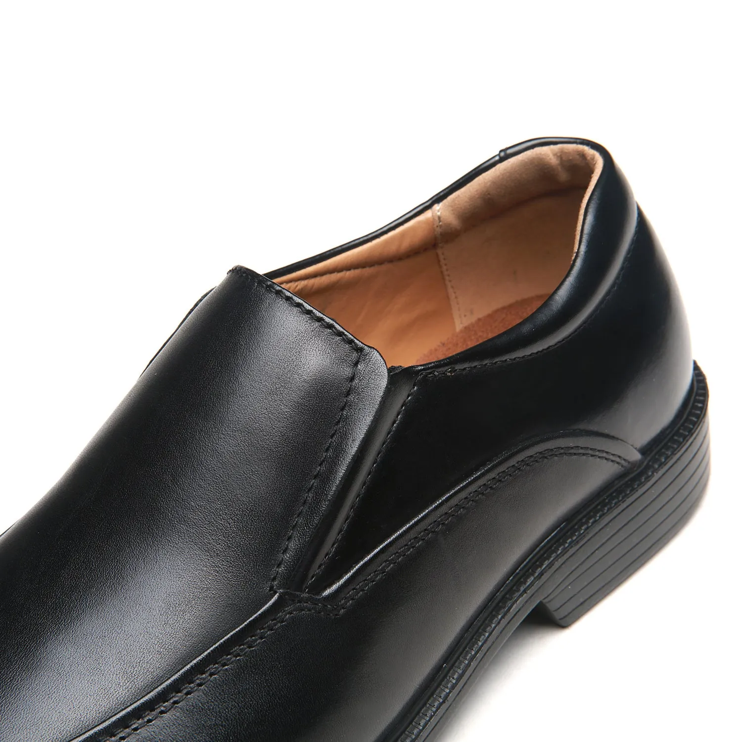 Men's Wide Width Oxford Shoes Wide-3-Black
