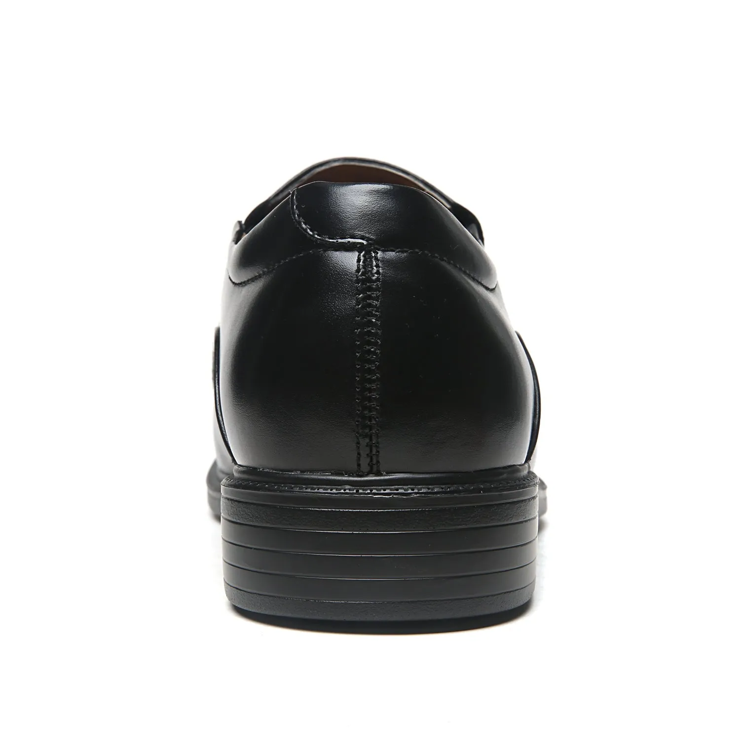 Men's Wide Width Oxford Shoes Wide-3-Black