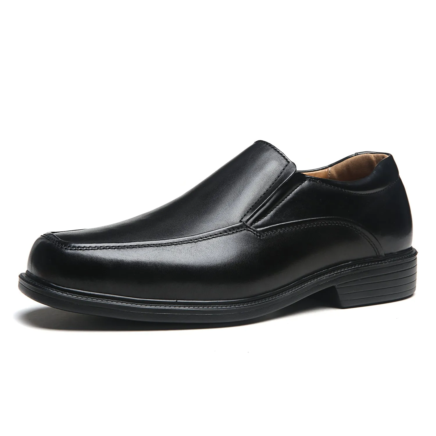 Men's Wide Width Oxford Shoes Wide-3-Black
