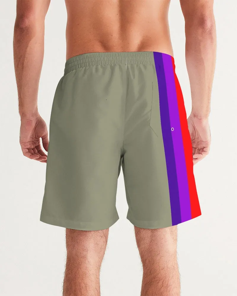 Olive Tree Masculine Swim Trunk