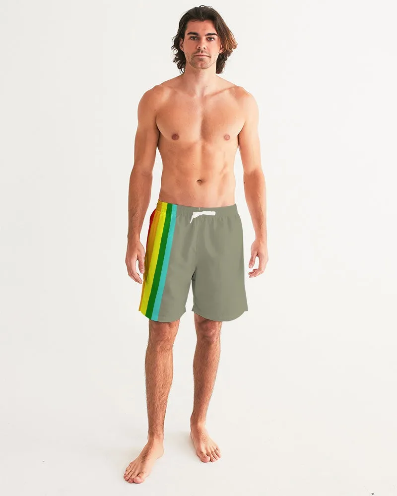 Olive Tree Masculine Swim Trunk