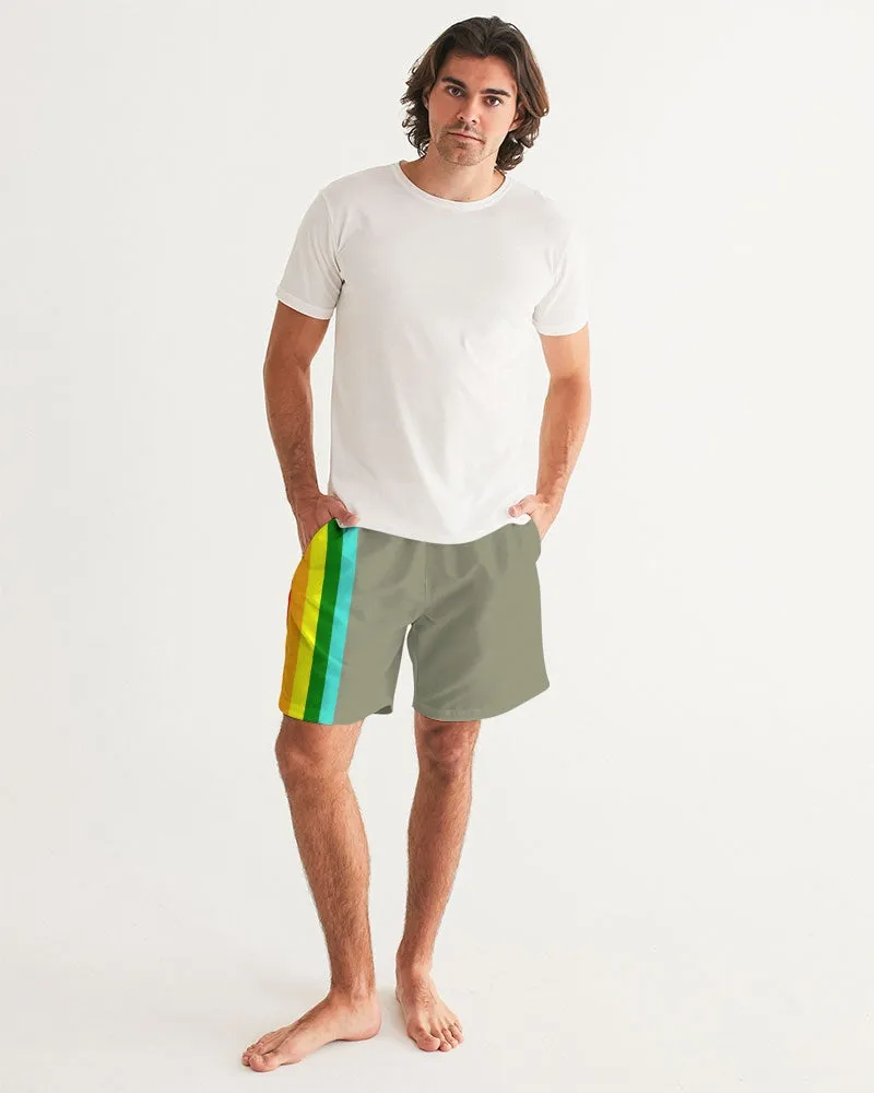 Olive Tree Masculine Swim Trunk
