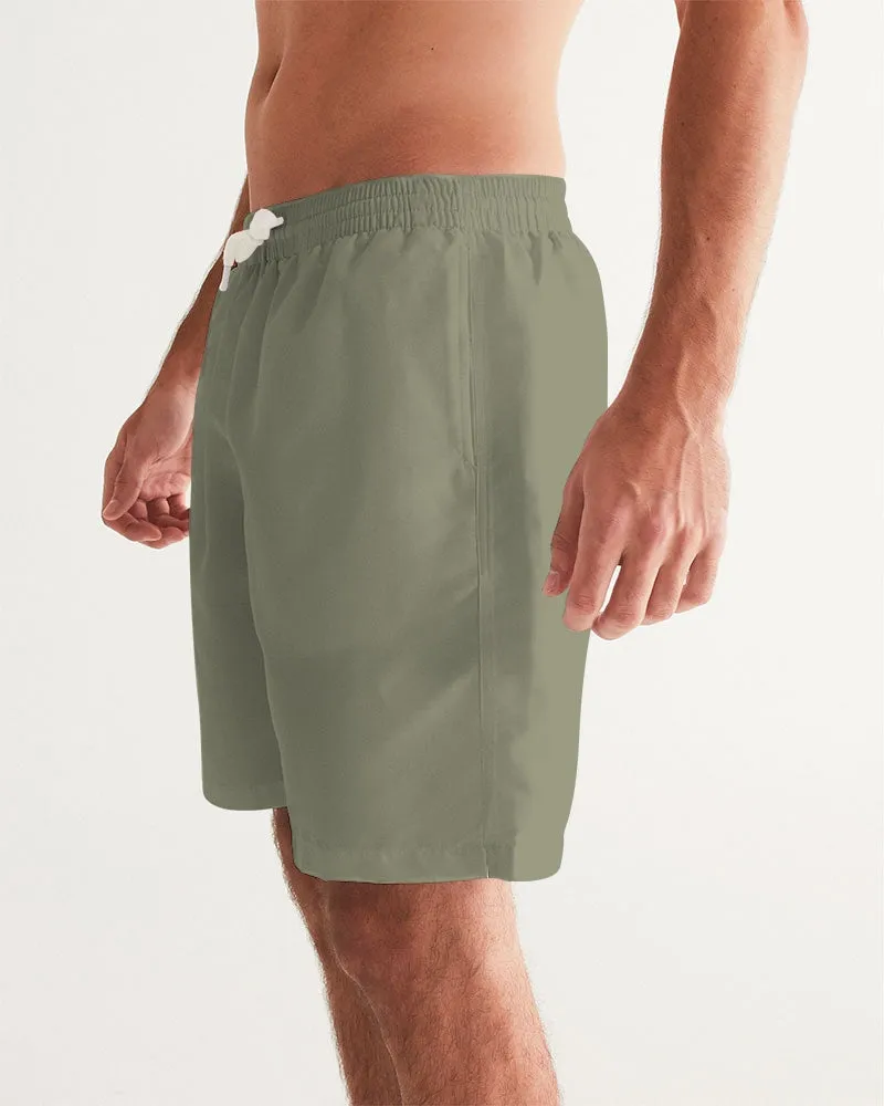 Olive Tree Masculine Swim Trunk