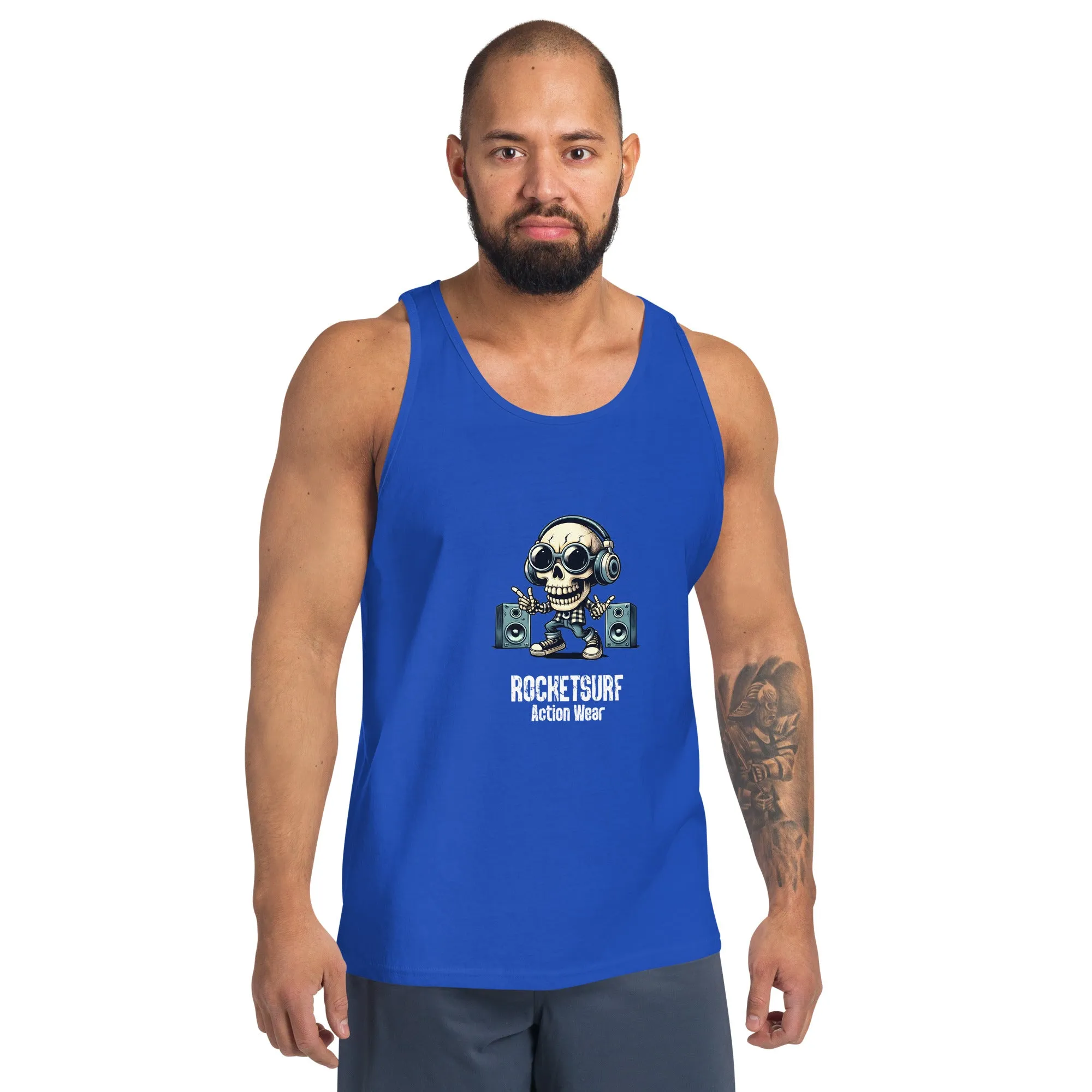 Skeletunes RocketSurf Men's Tank Top