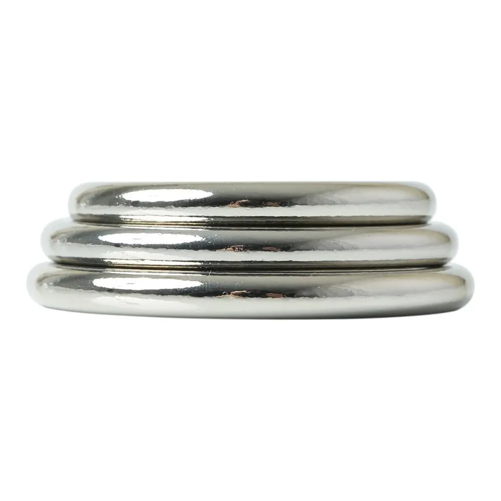 Sportsheets Seamless Metal O Rings, 3 Pack
