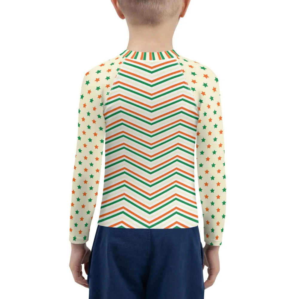 Three Leprechauns - Kids Rash Guard