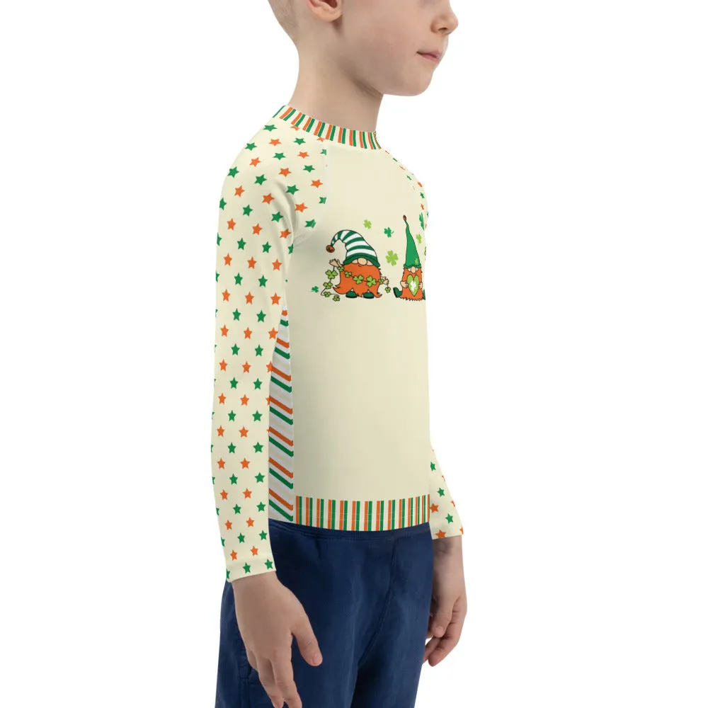 Three Leprechauns - Kids Rash Guard