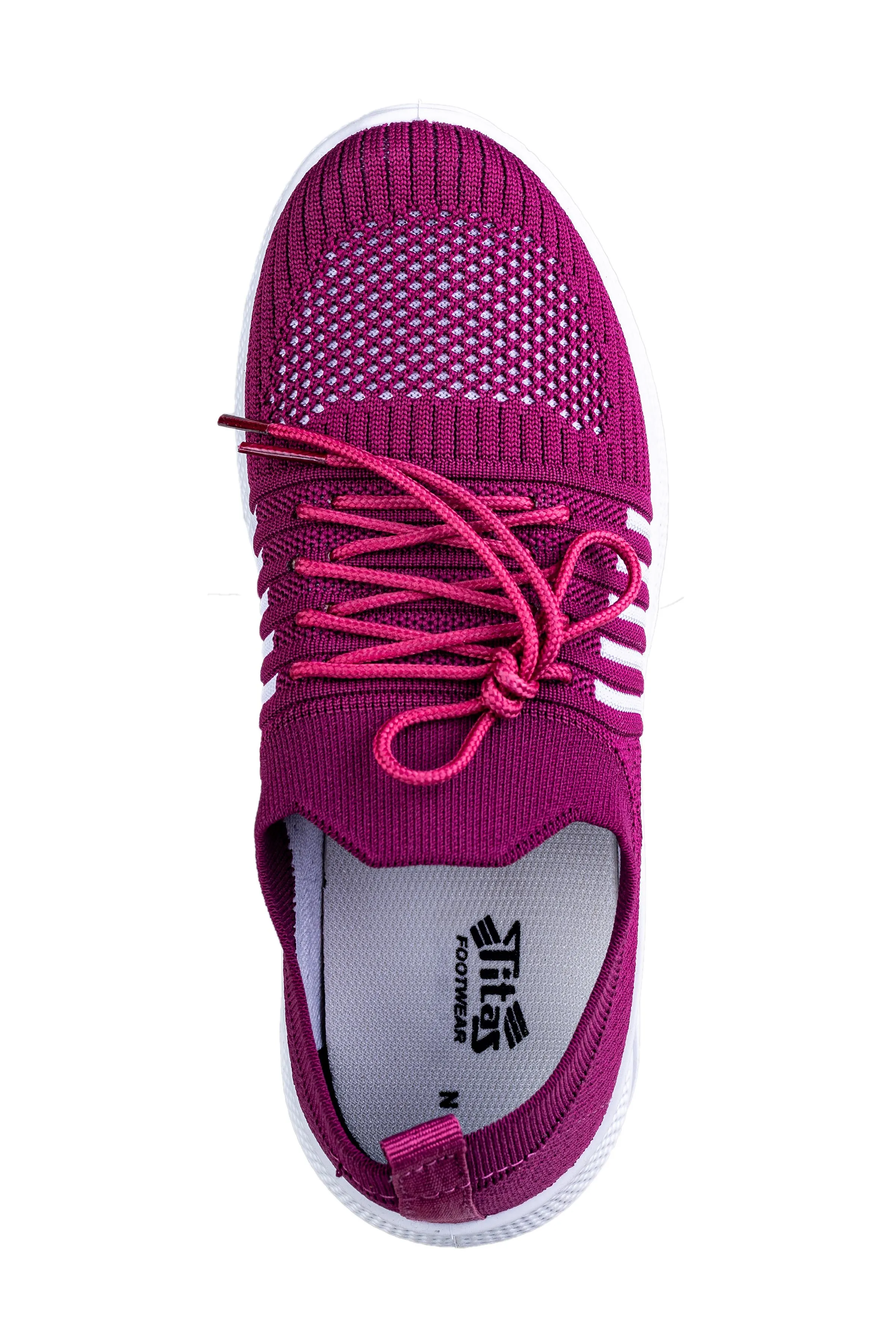 Titas Ladies Onion / White Canvas Shoe
