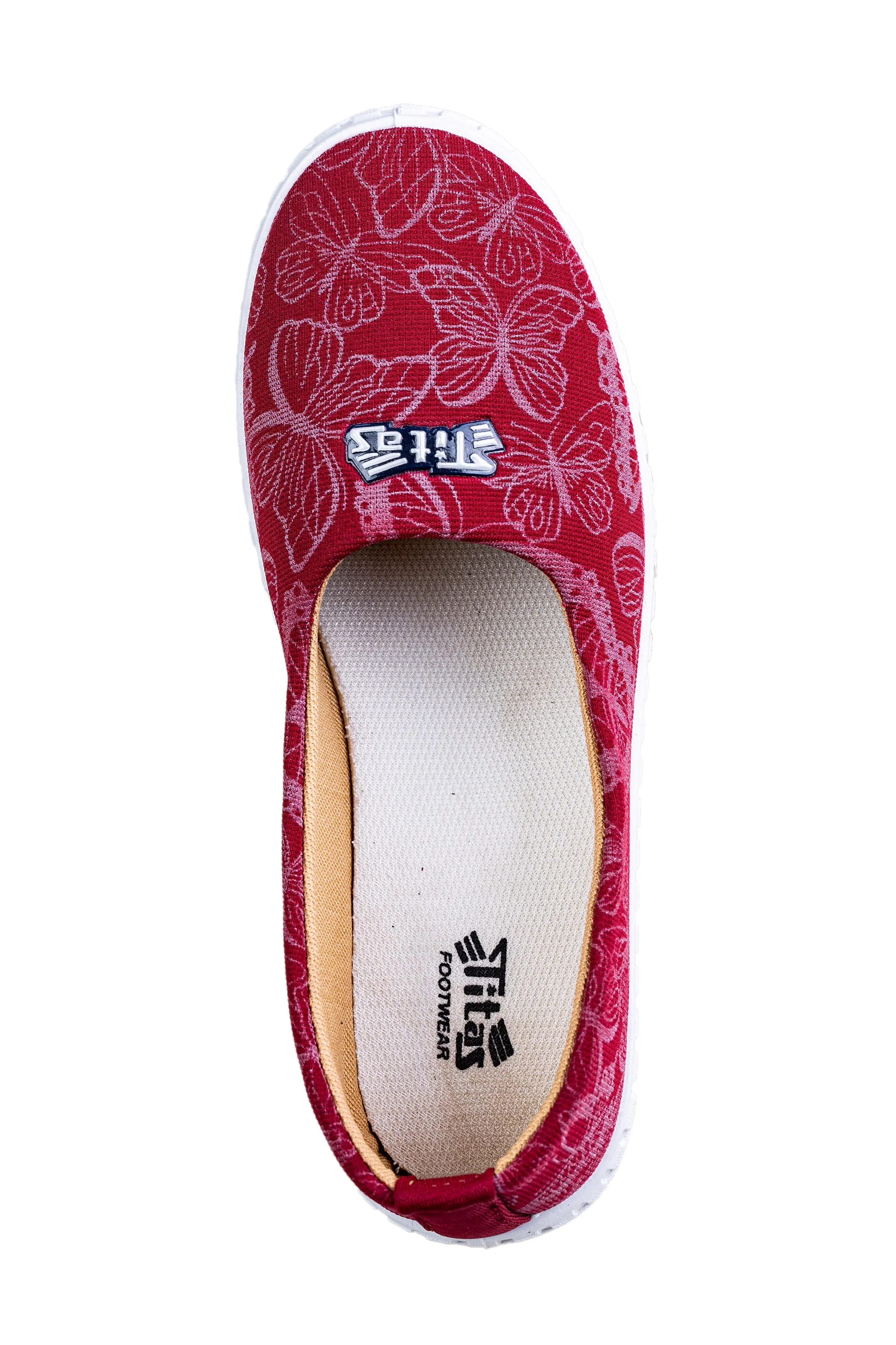 Titas Ladies Rani / Black Canvas Shoe